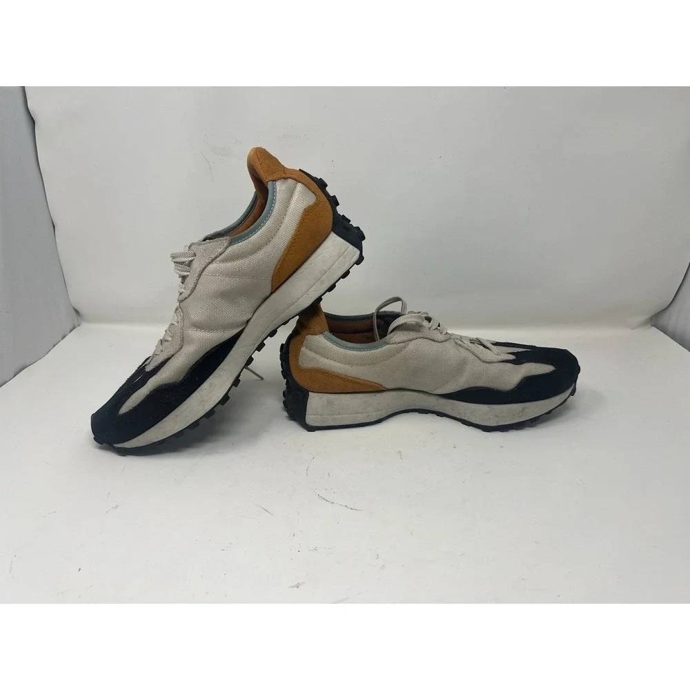 New Balance 327 Cordura Mens Size 9.5 D Moonbeam Orange Grey Sky Blue MS327WN1